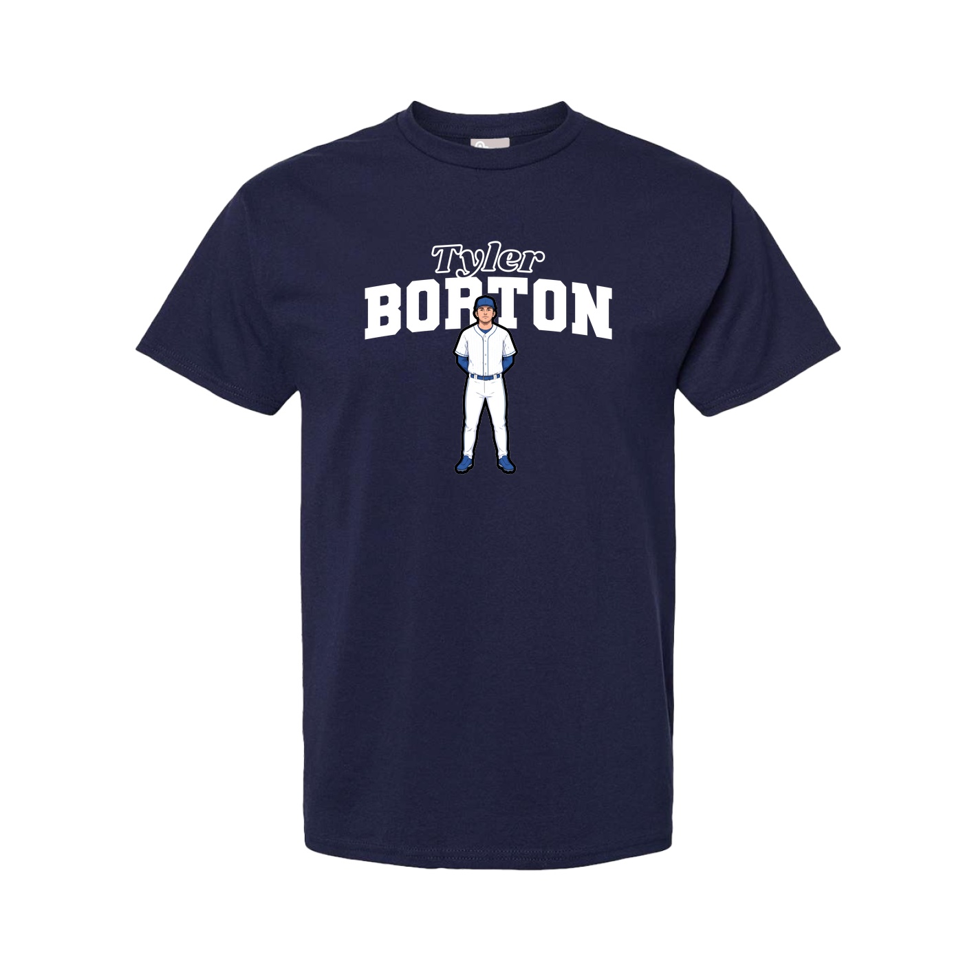 Youth Tee — Name Arch in Navy