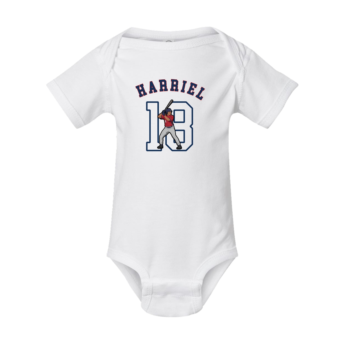 Baby Onesie — Shirsey Arch in White