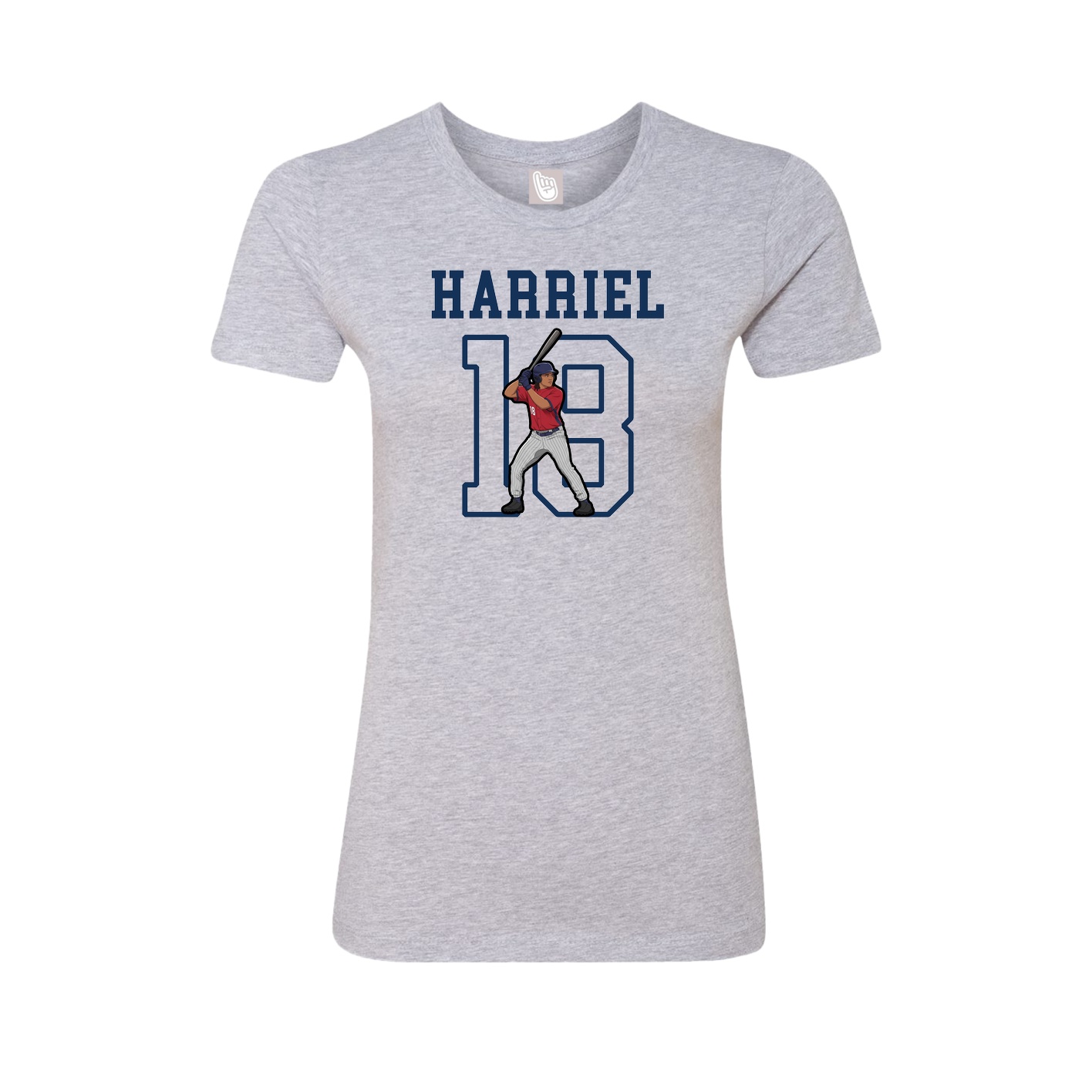 Fitted Women's Tee — Shirsey in Grey