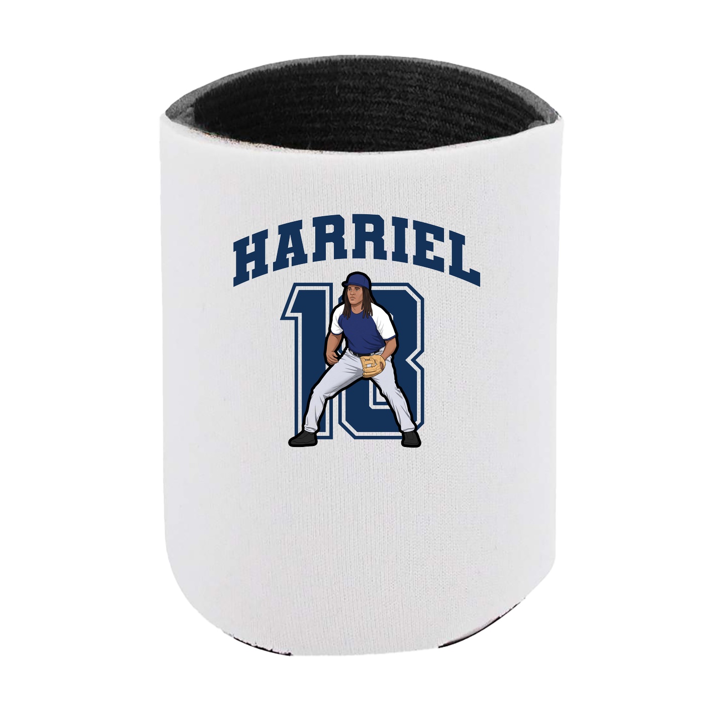 Can Holder — Number in White
