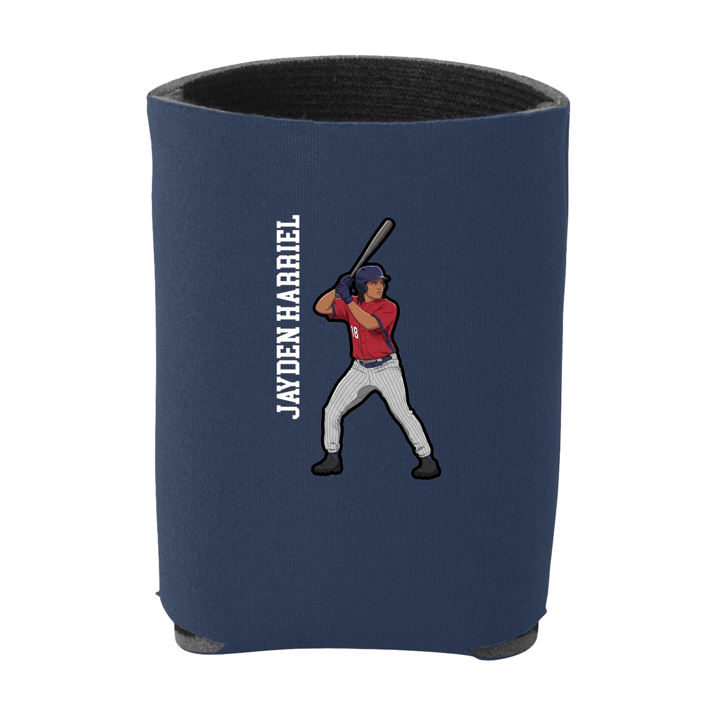 Can Holder — Name Vertical in Navy