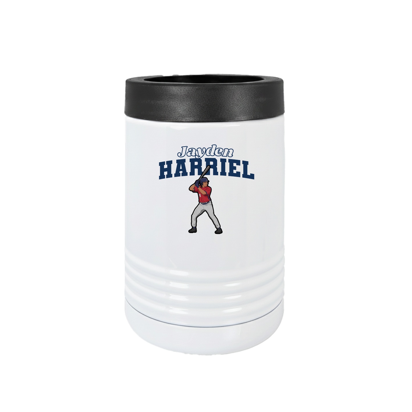 Beverage Holder — Name Arch in White