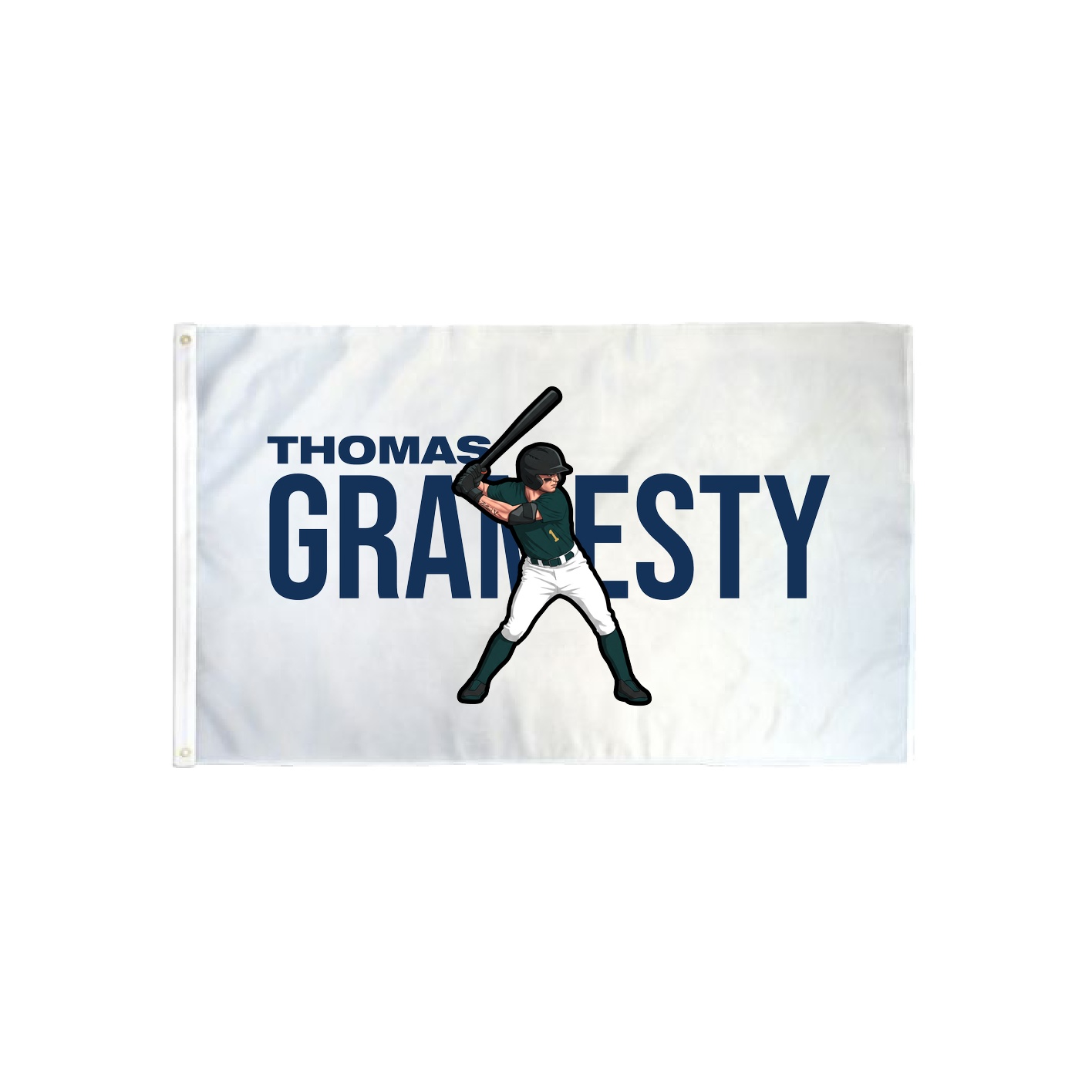 3x5 Flag — Player Name in Classic