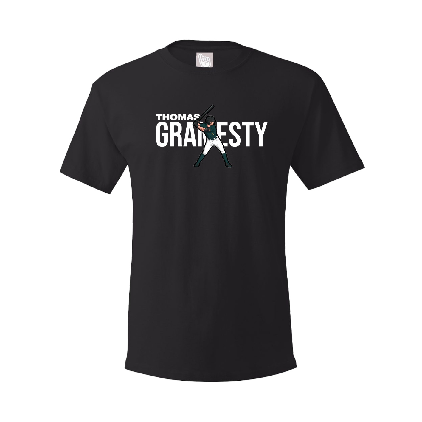 Youth Tee — Player Name in Black