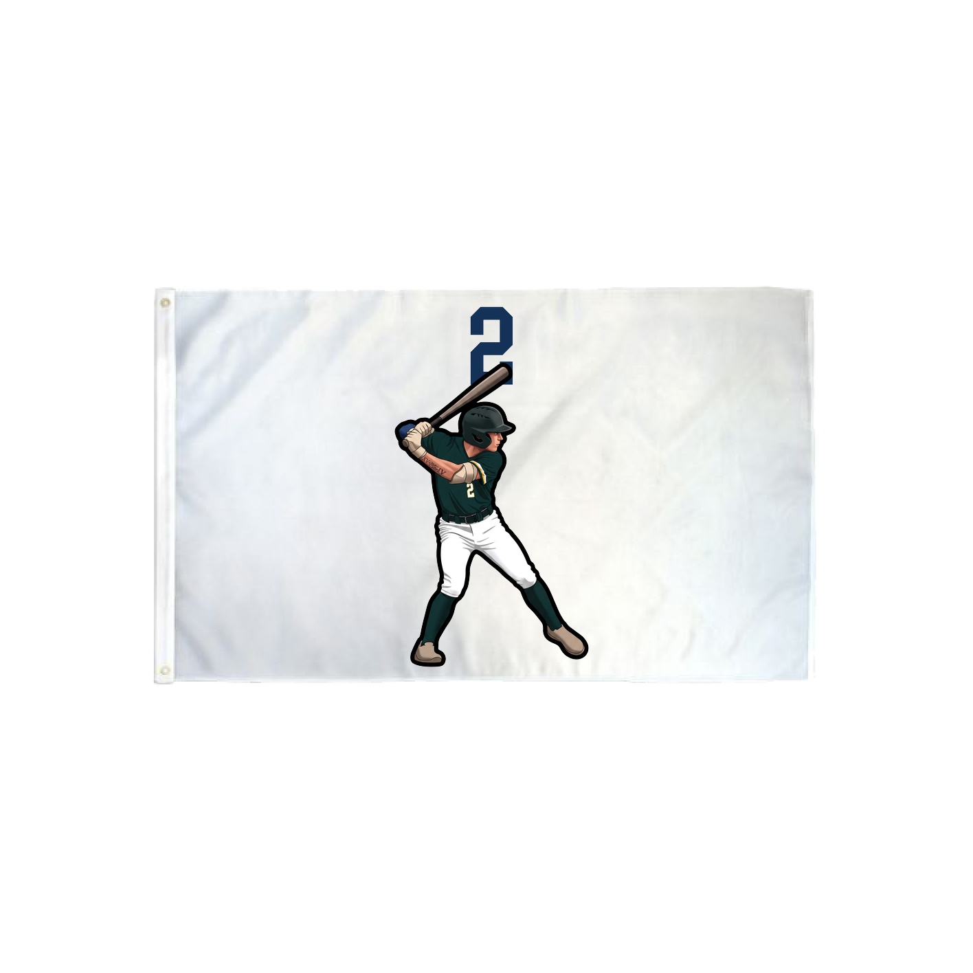 3x5 Flag — Number Top in Classic