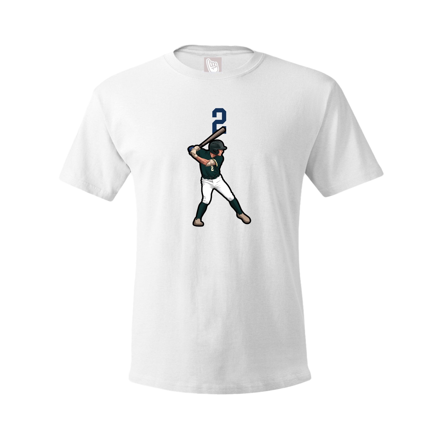 Tee — Number Top in White