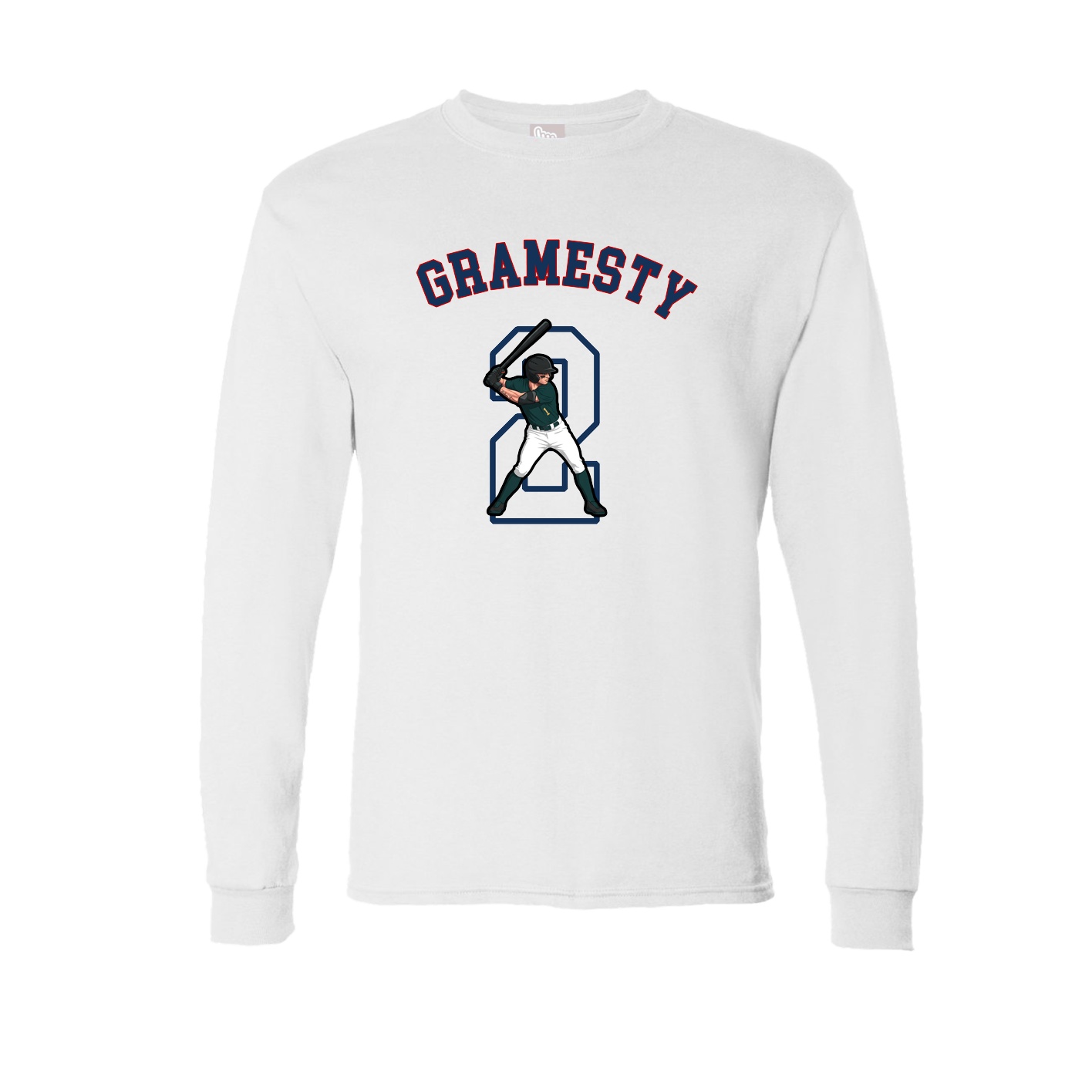 Long Sleeve Tee — Shirsey Arch in White