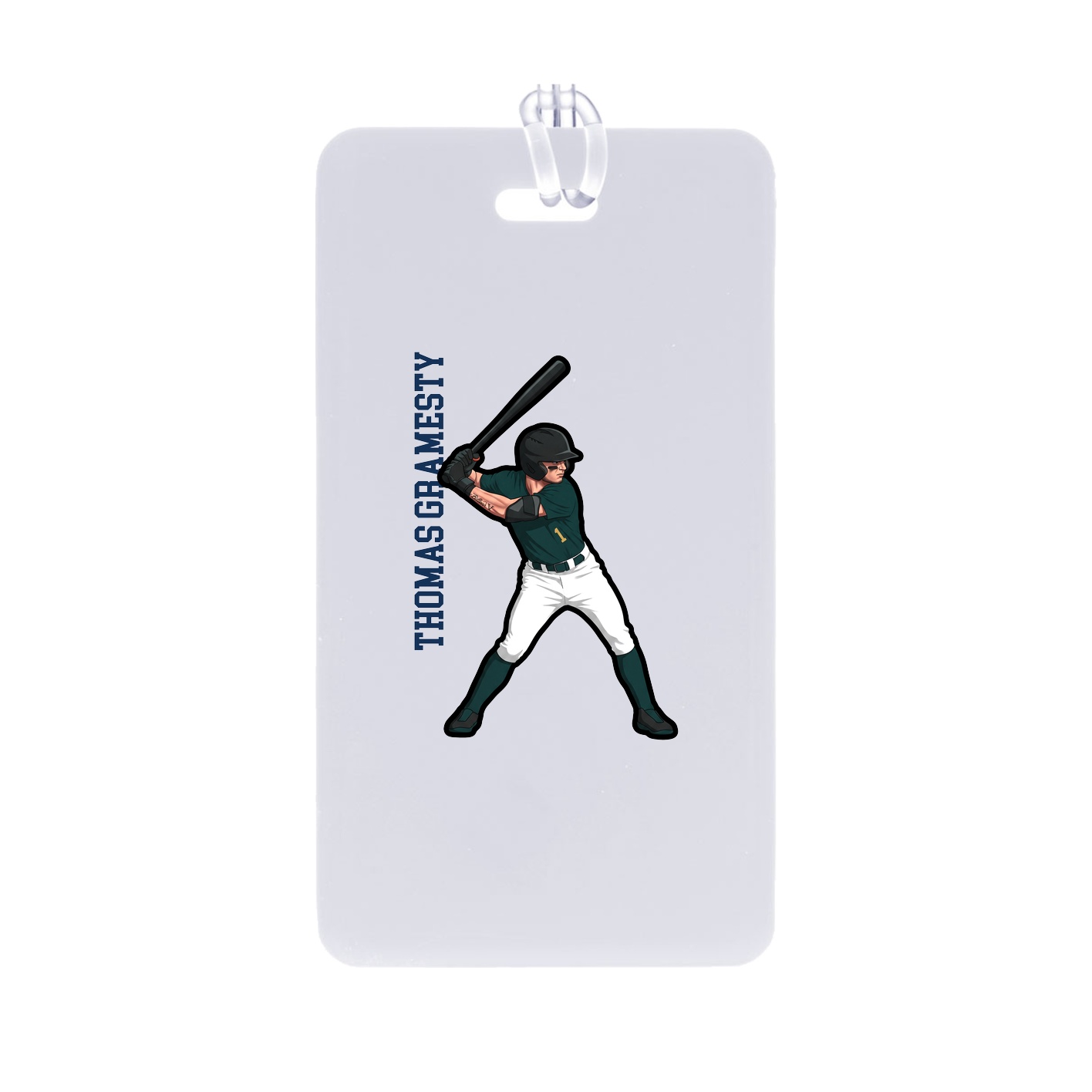 Bag Tag — Name Vertical in Classic