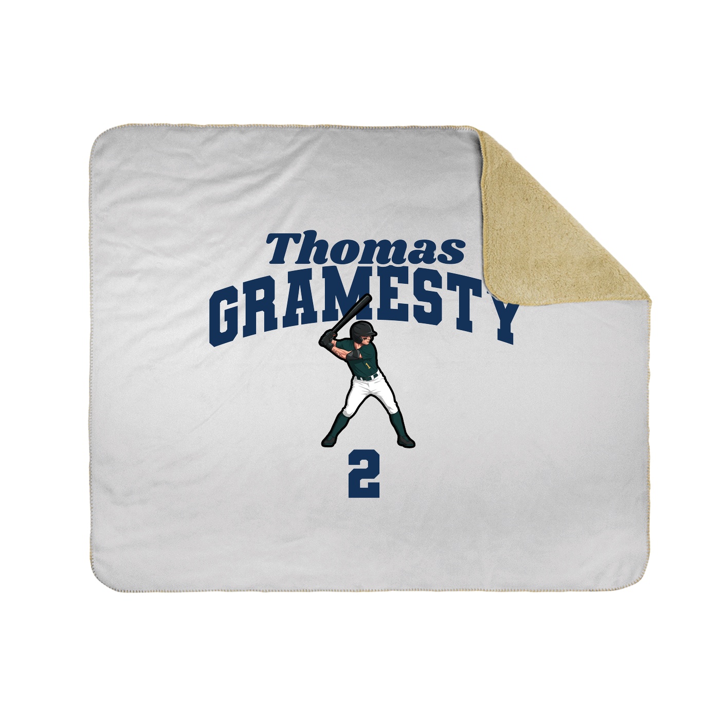 Throw Blanket — Signature Arch in White
