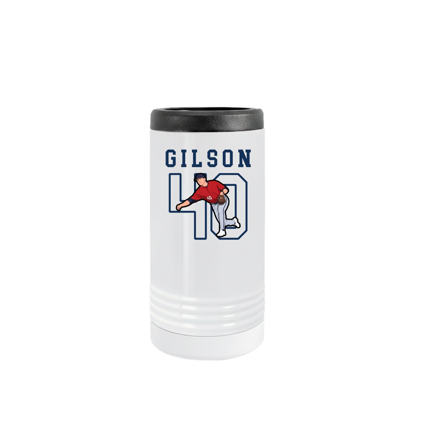 Slim Beverage Holder — Shirsey in White