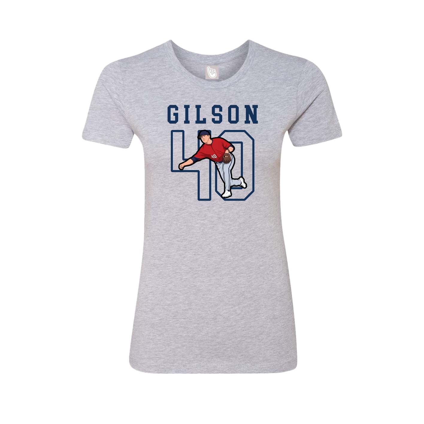 Fitted Women's Tee — Shirsey in Grey