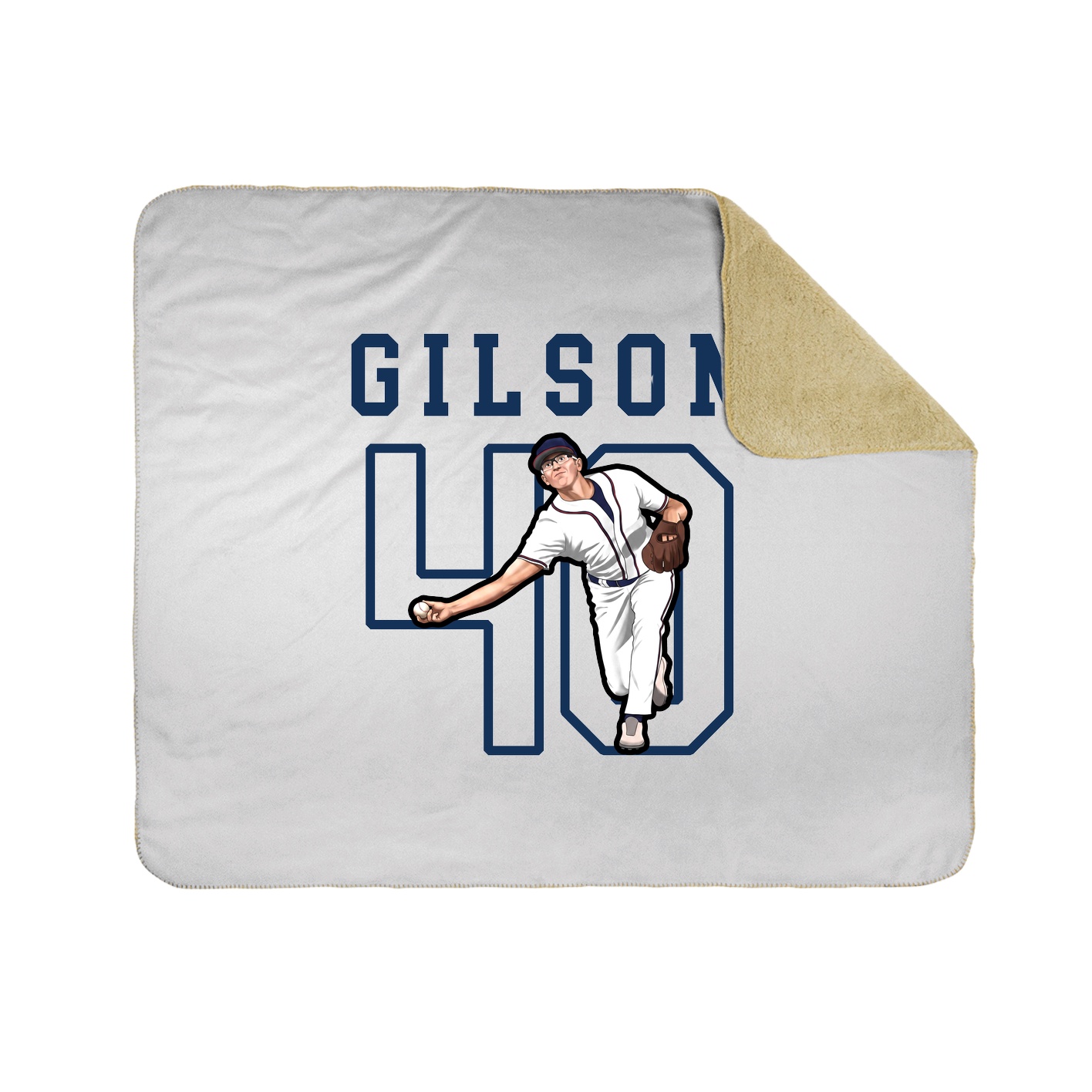 Throw Blanket — Shirsey in White