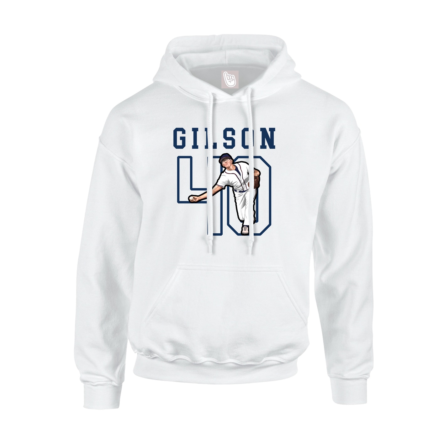 Hoodie — Shirsey in White