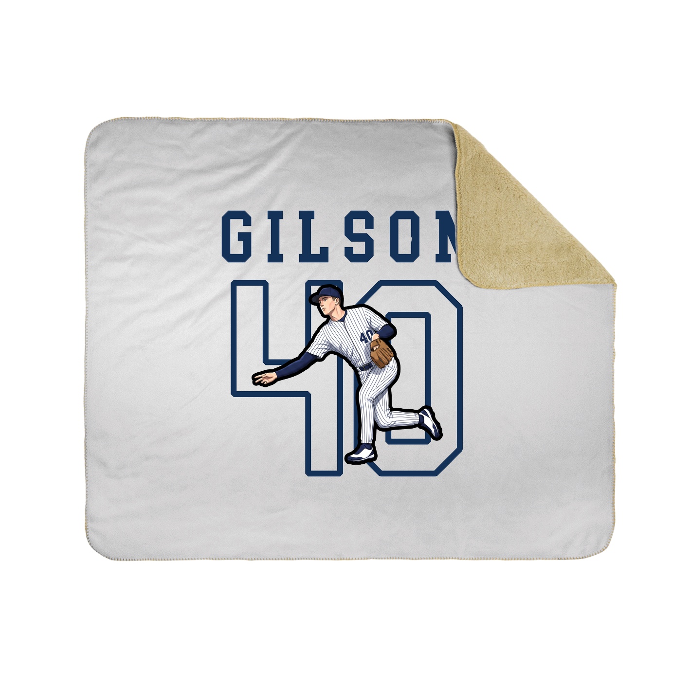 Throw Blanket — Shirsey in White