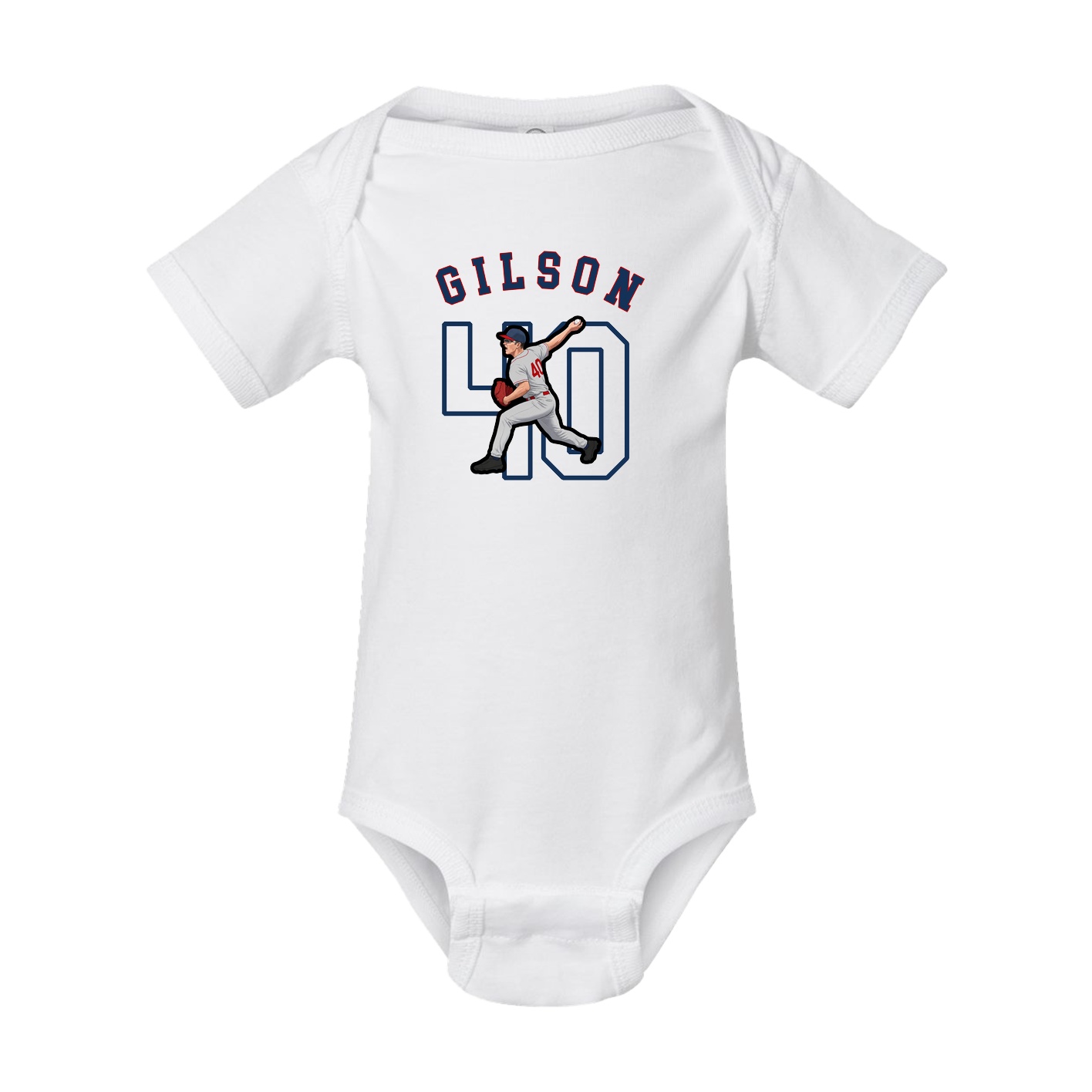 Baby Onesie — Shirsey Arch in White