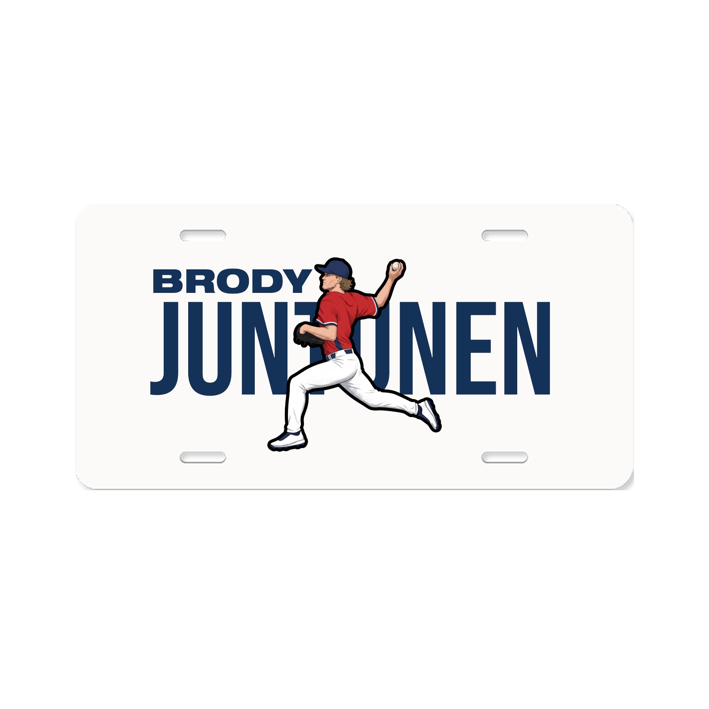 License Plate — Player Name in Classic