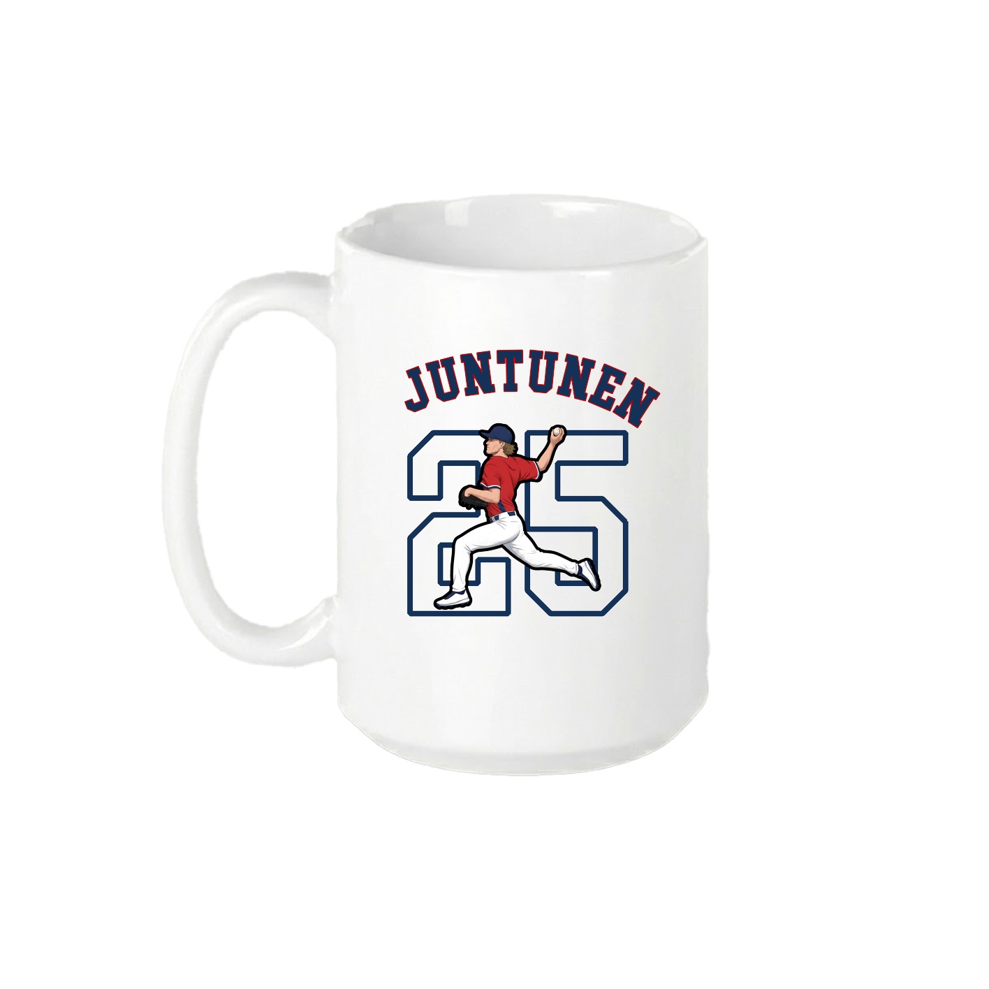 15oz Coffee Mug — Shirsey Arch in White