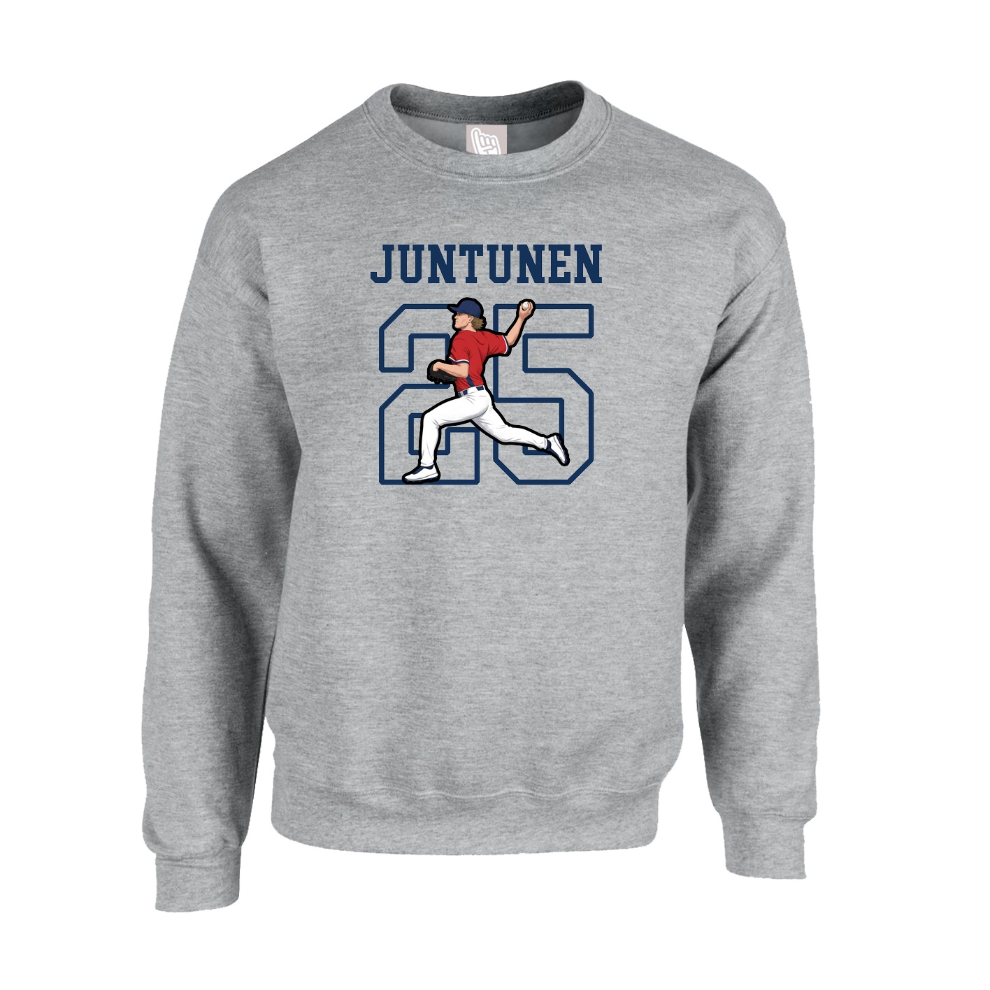 Fleece Crew — Shirsey in Grey
