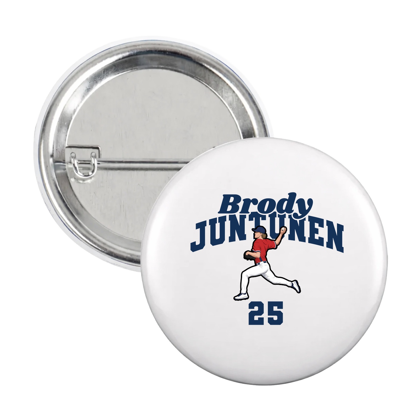 Game Day Button — Signature Arch in White