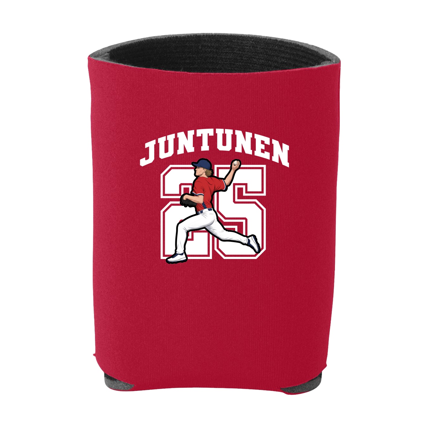 Can Holder — Number in Red