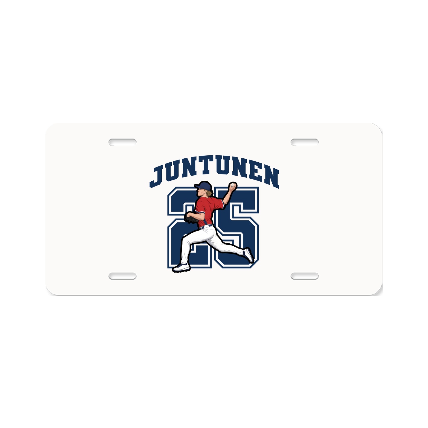 License Plate — Number in Classic