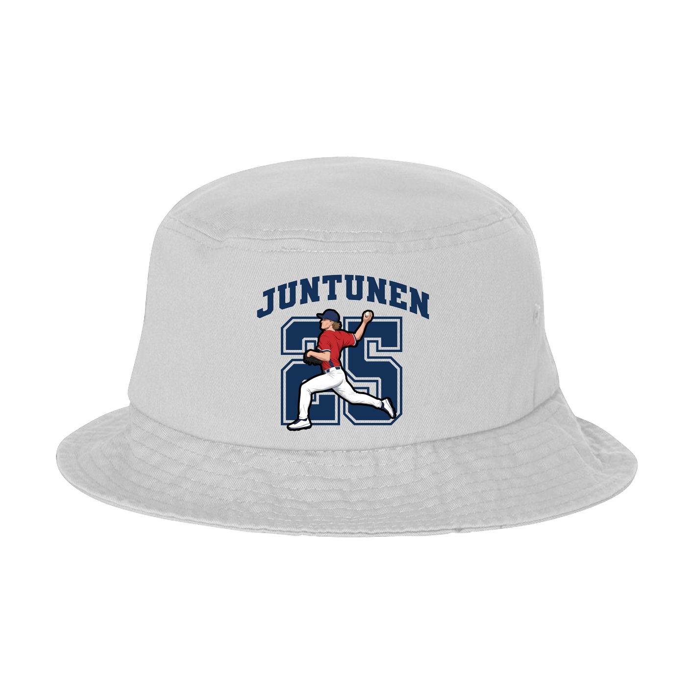Bucket Cap — Number in White