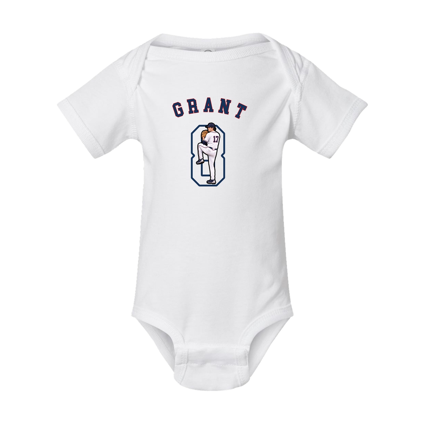 Baby Onesie — Shirsey Arch in White