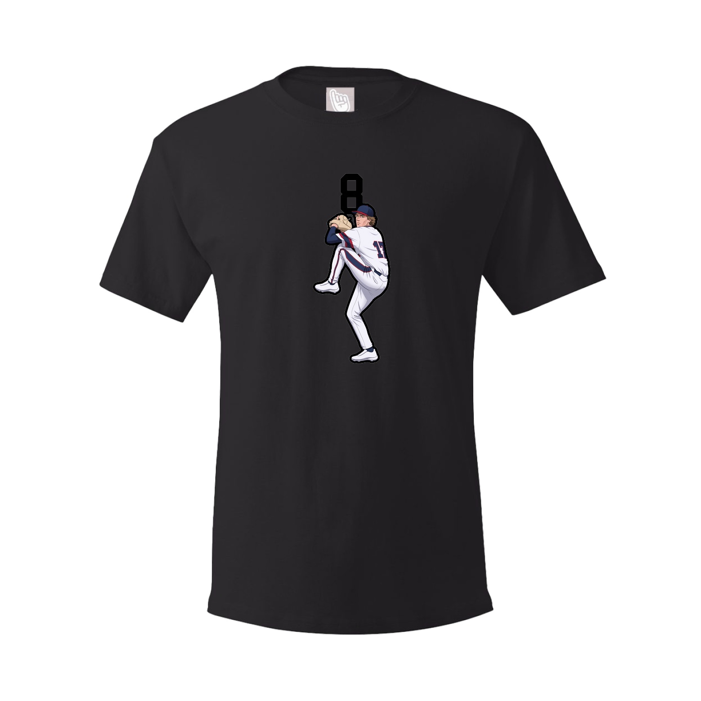 Tee — Number Top in Black