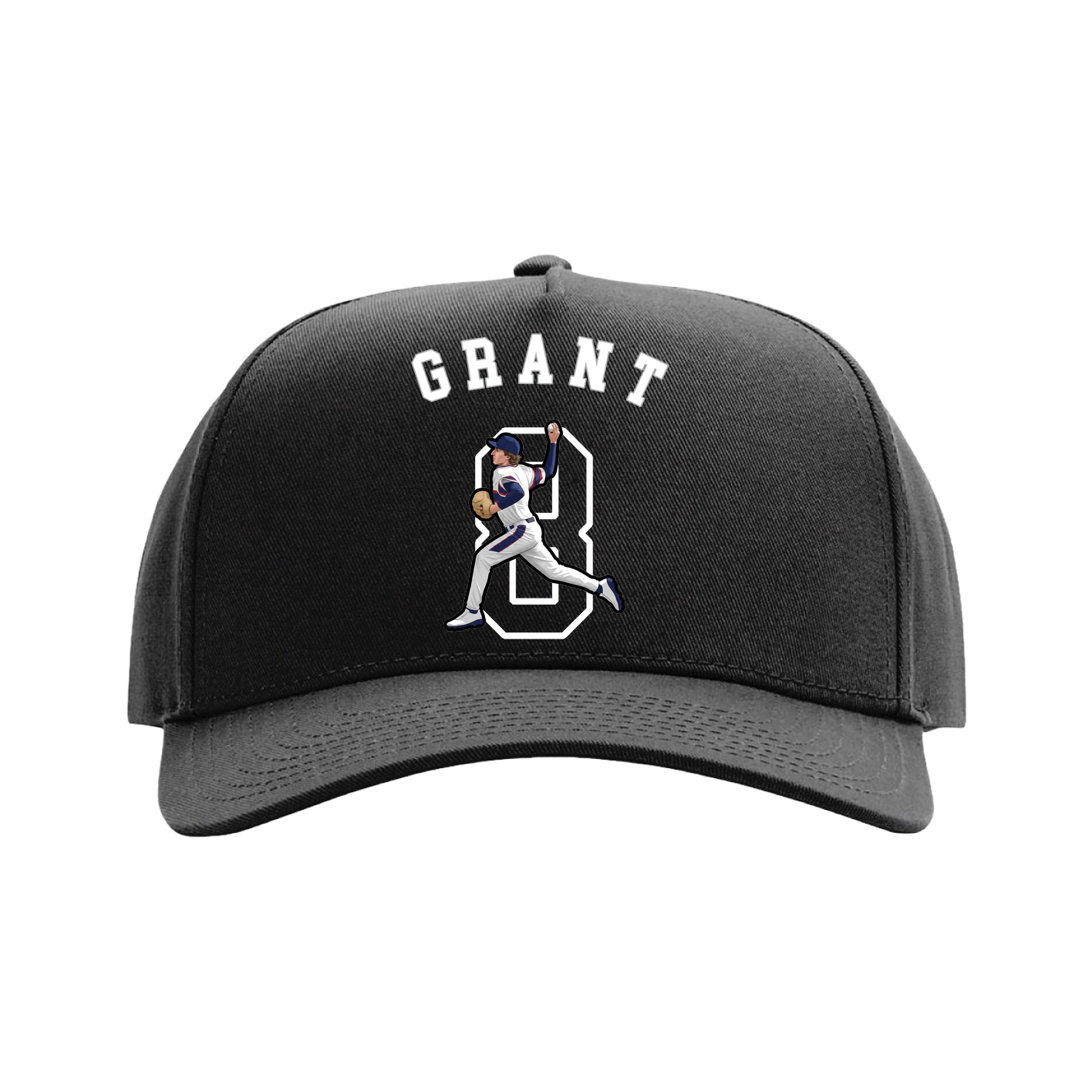 Full Fabric Five-Panel Champ Cap