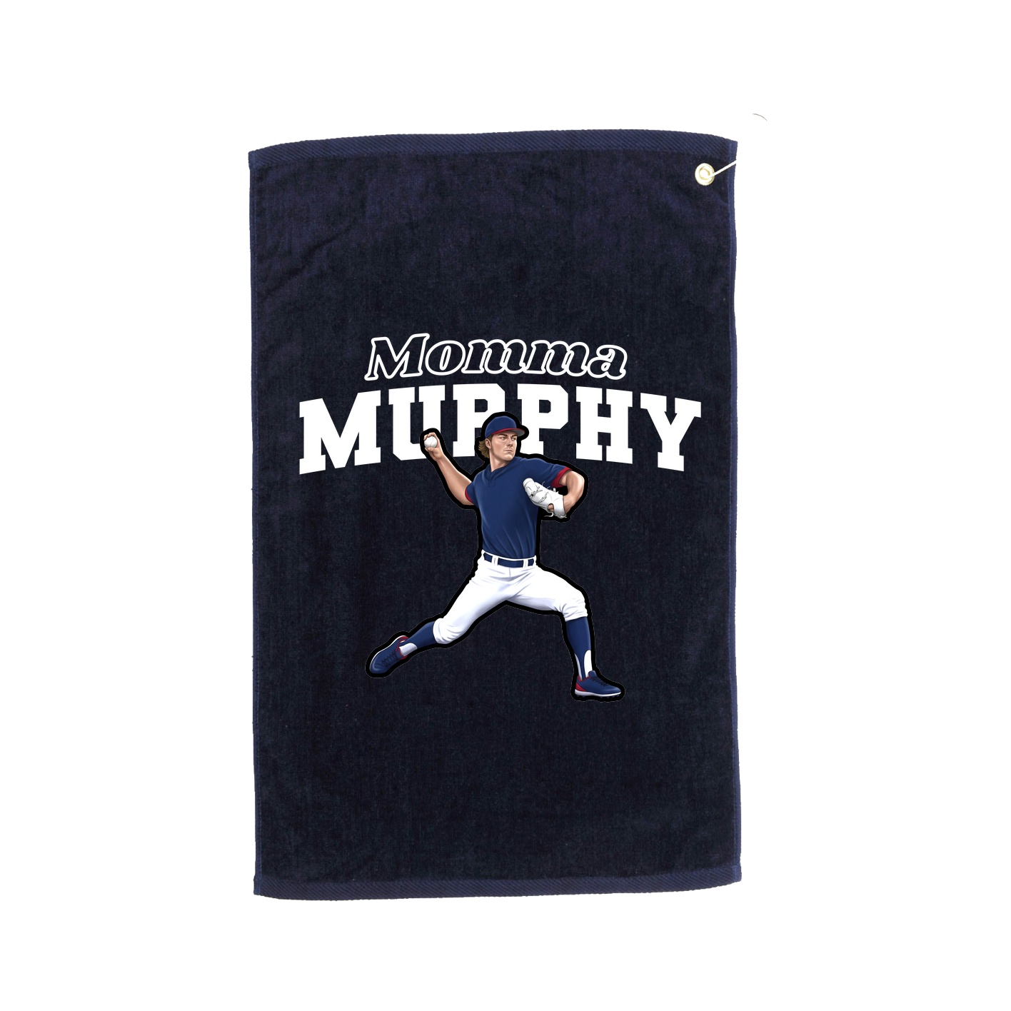 Golf Towel — Mothers Day Block in Navy