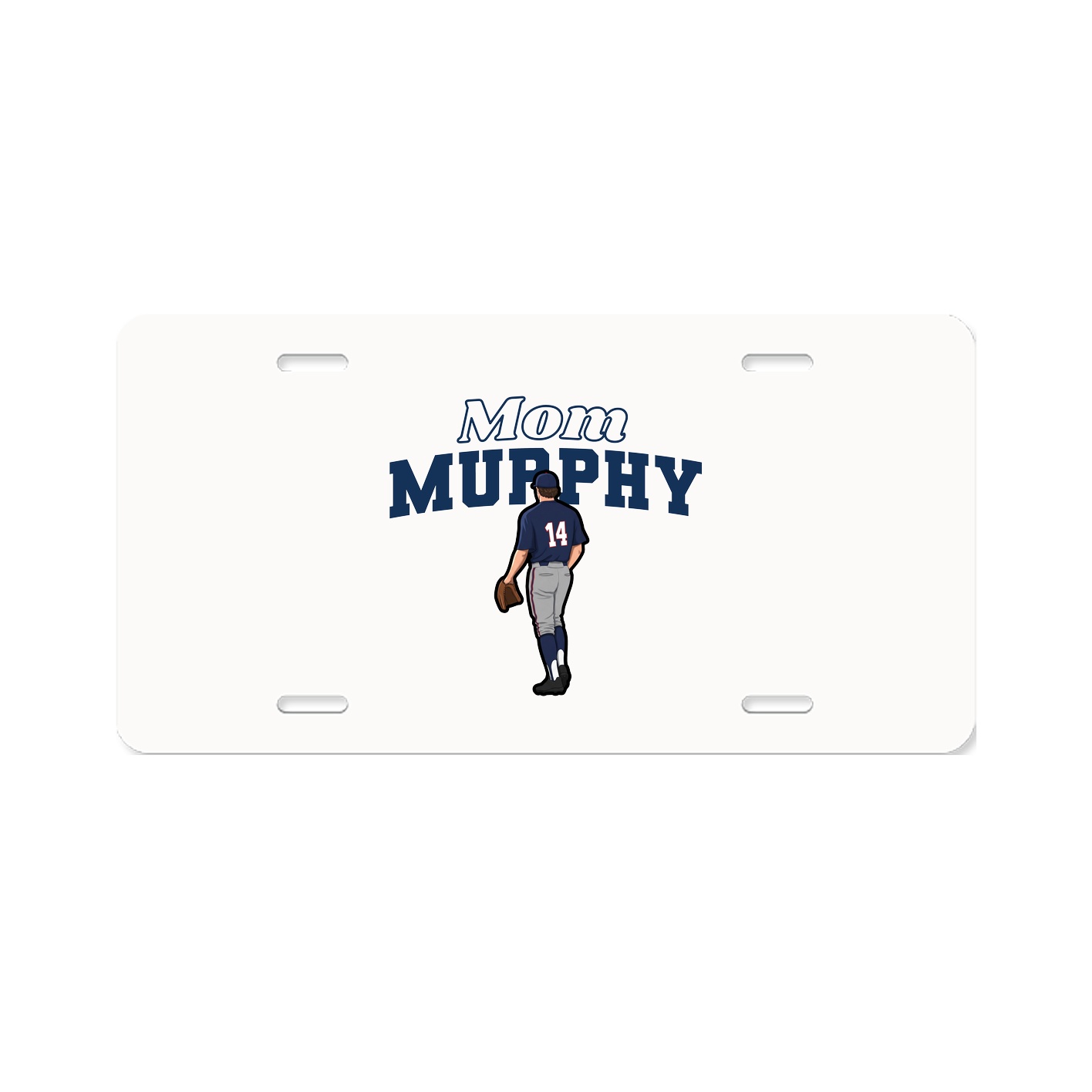 License Plate — Mothers Day Block in Classic