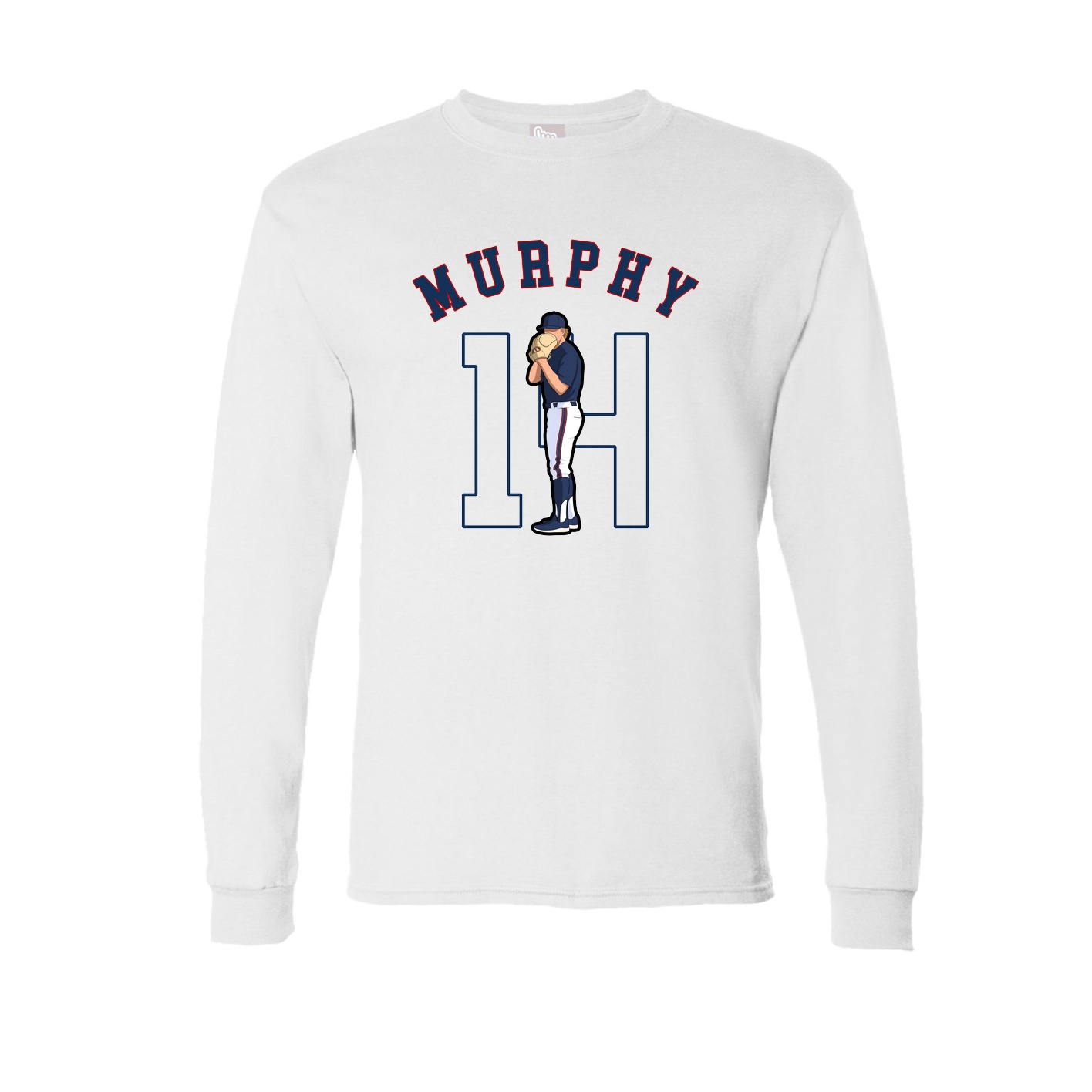 Long Sleeve Tee — Shirsey Arch in White