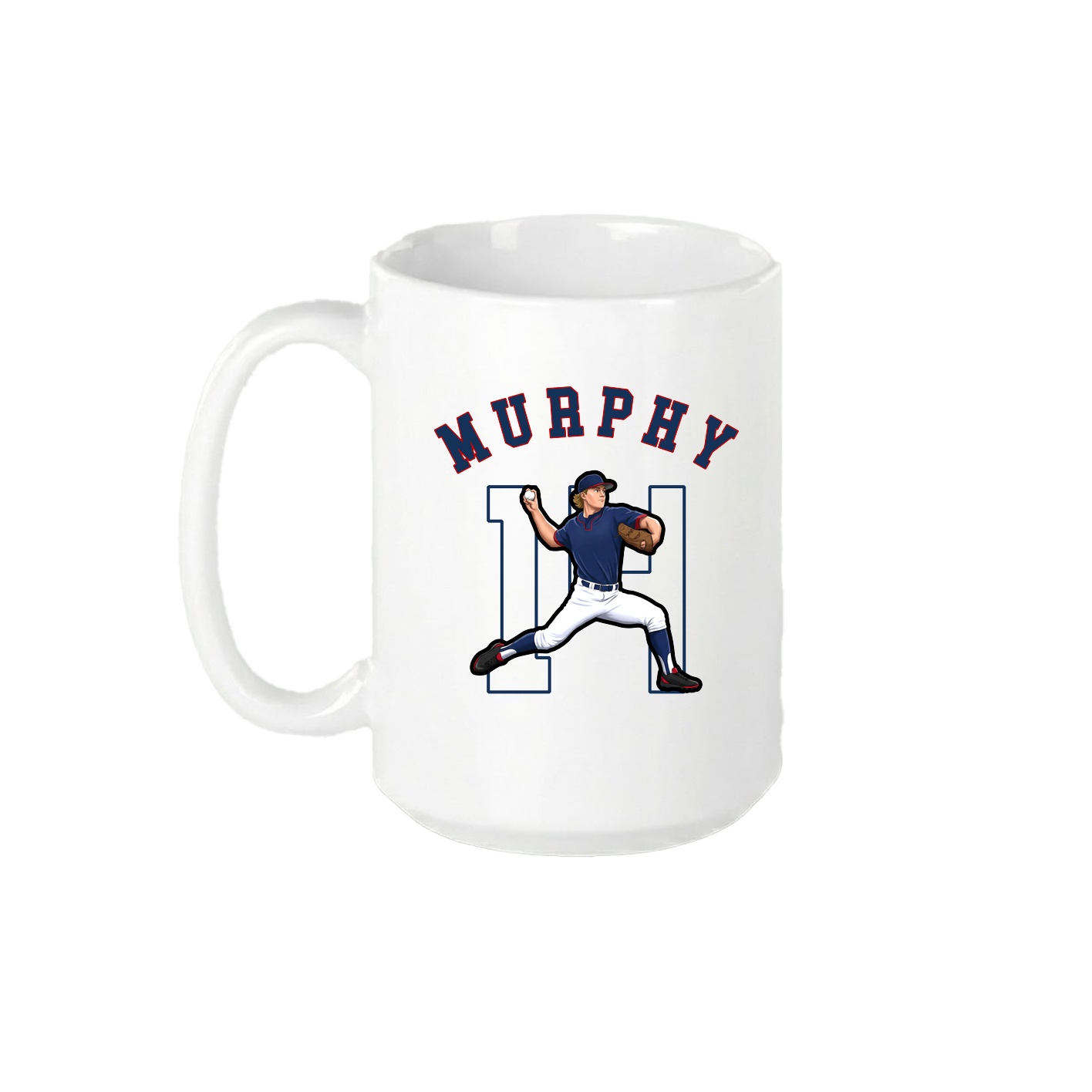 15oz Coffee Mug — Shirsey Arch in White