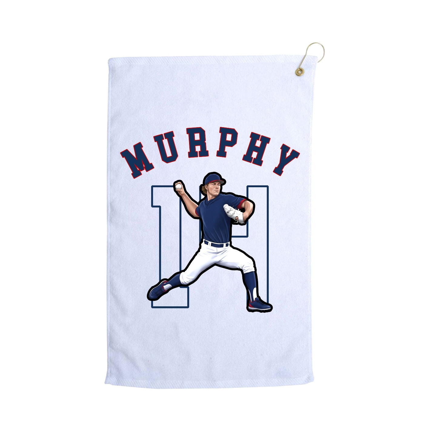 Golf Towel — Shirsey Arch in White