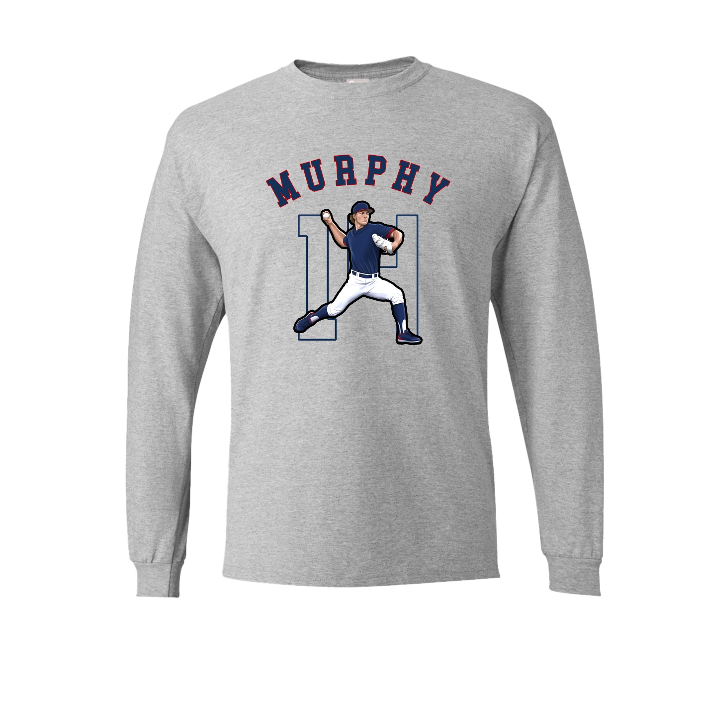 Long Sleeve Tee — Shirsey Arch in Grey