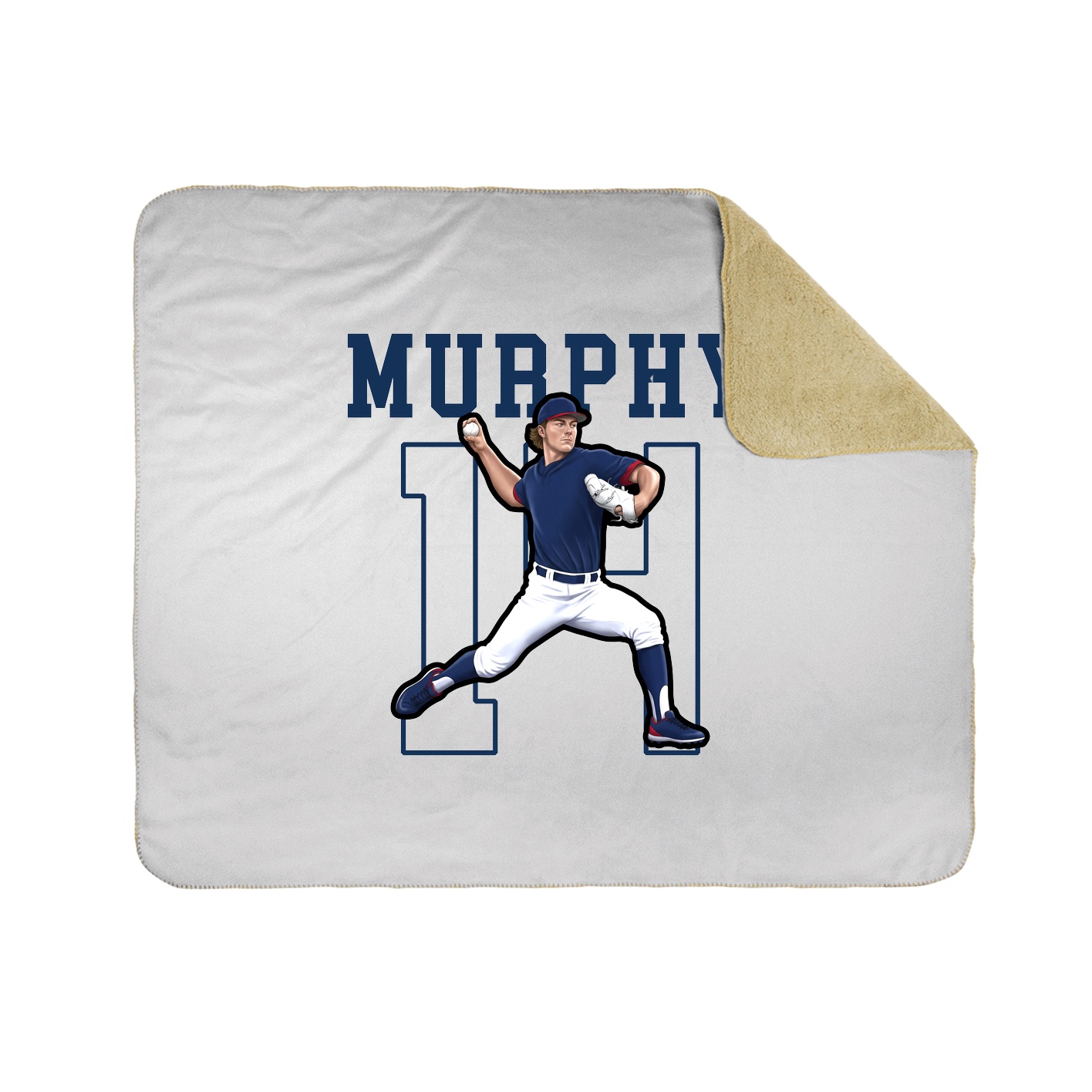 Throw Blanket — Shirsey in White