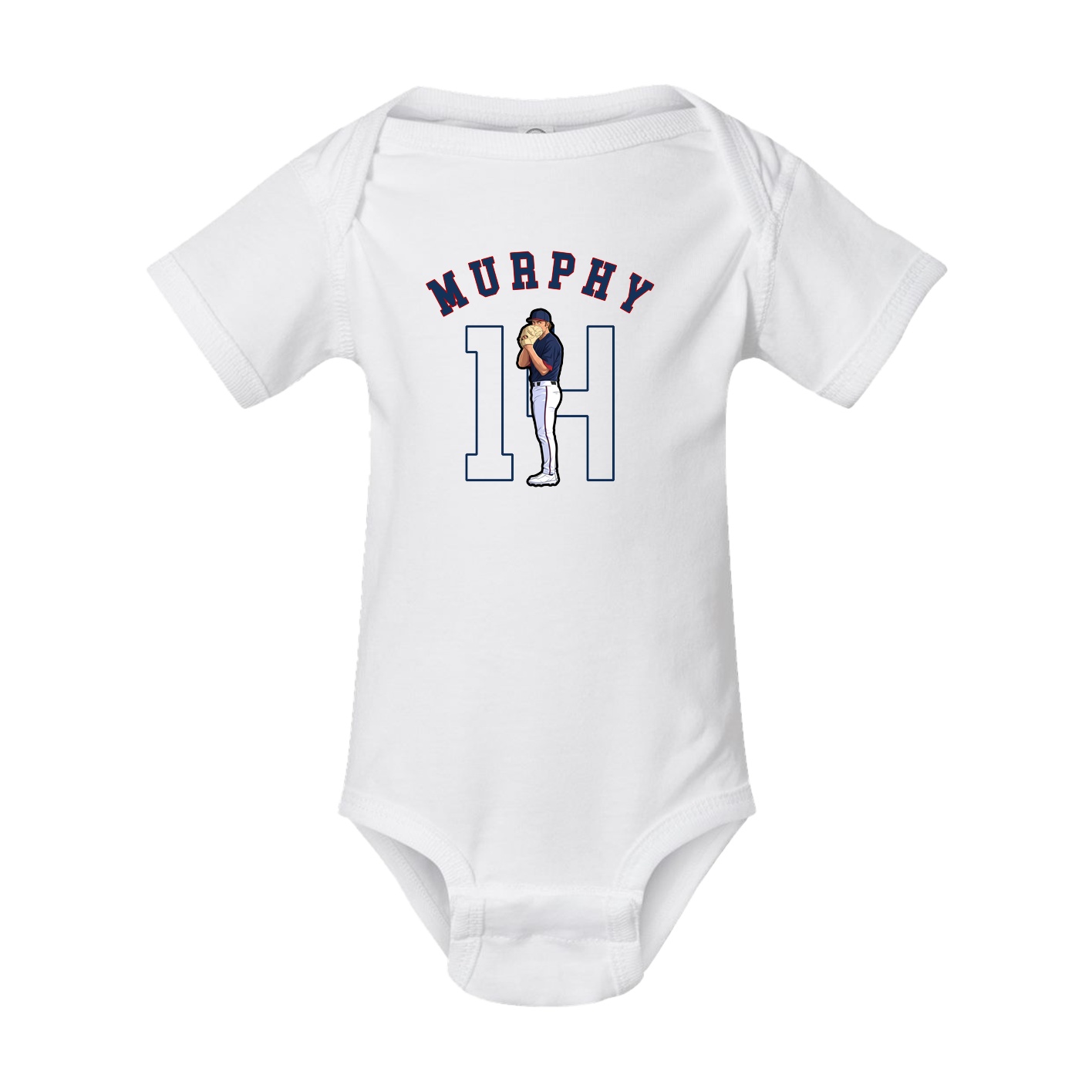 Baby Onesie — Shirsey Arch in White