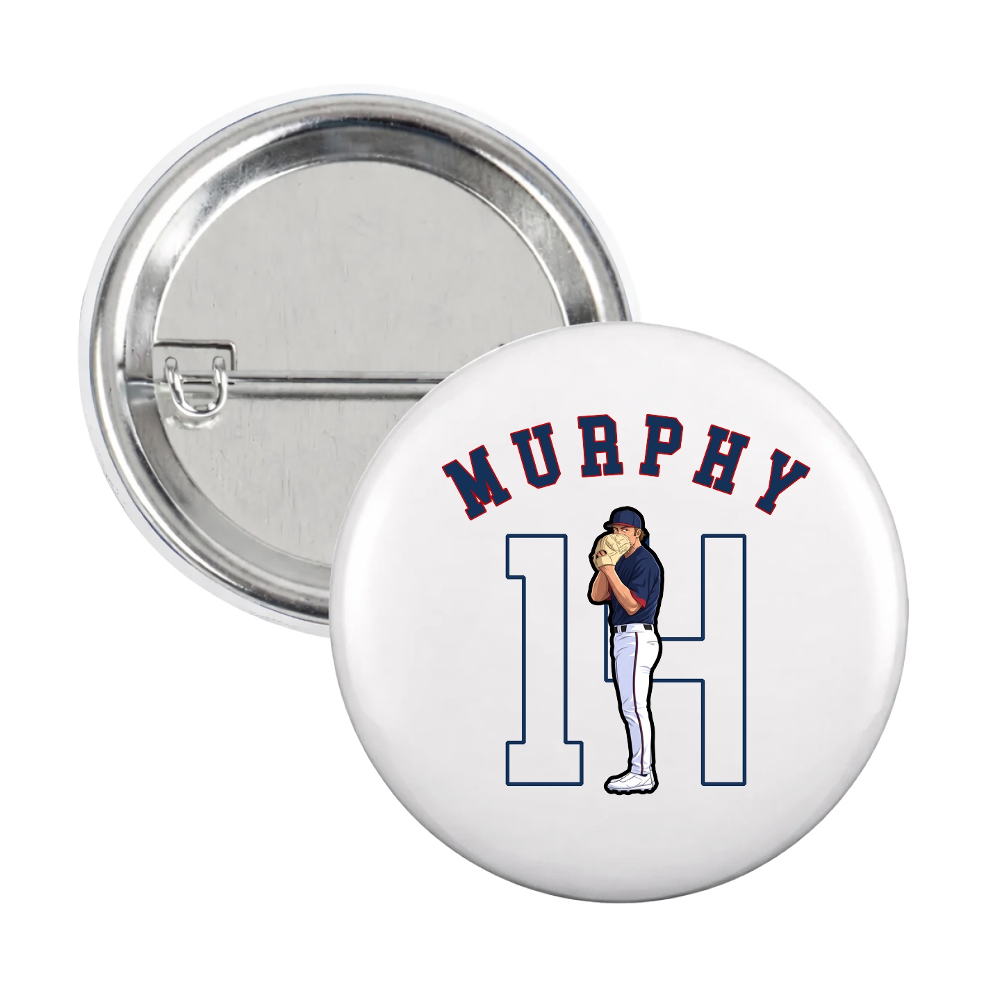Game Day Button — Shirsey Arch in White