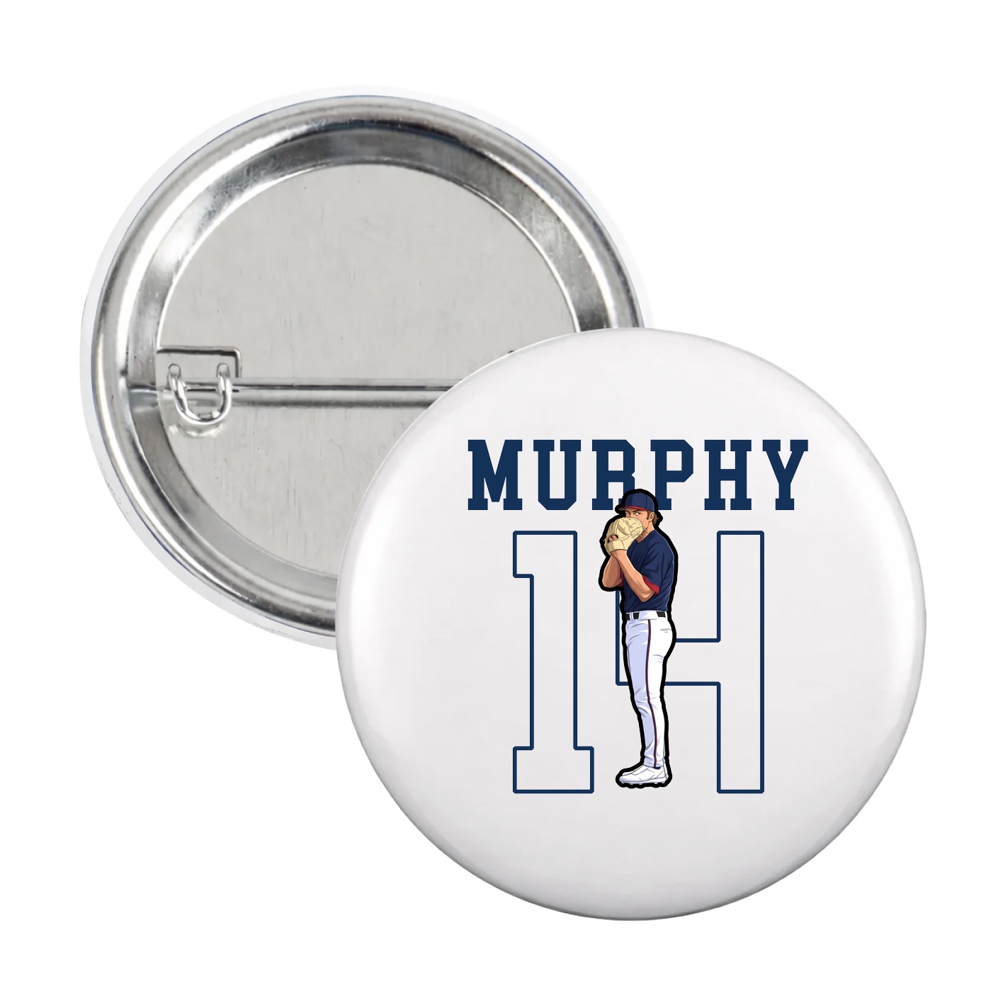 Game Day Button — Shirsey in White