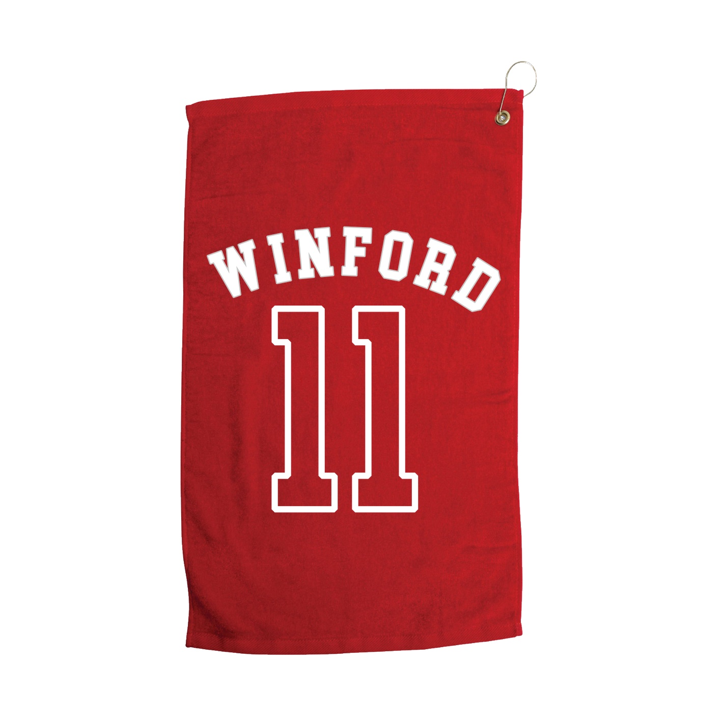 Golf Towel — Shirsey Arch in Red