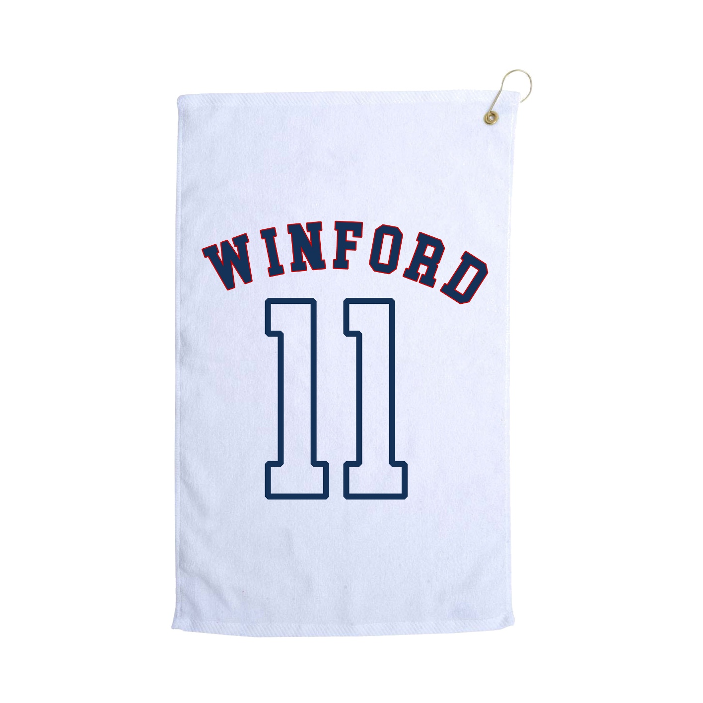 Golf Towel — Shirsey Arch in White