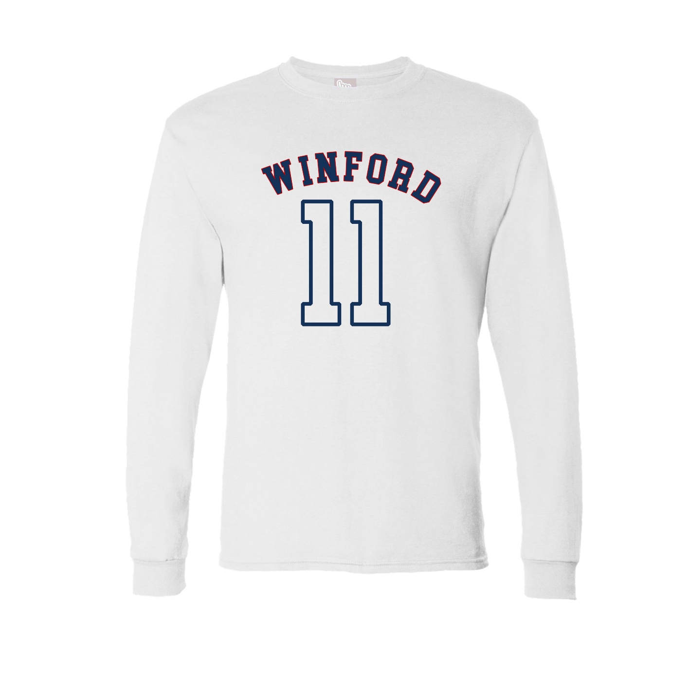 Long Sleeve Tee — Shirsey Arch in White