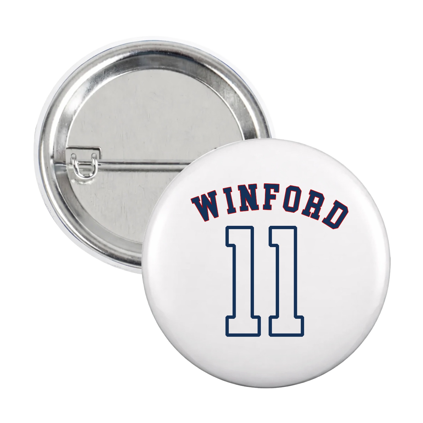 Game Day Button — Shirsey Arch in White