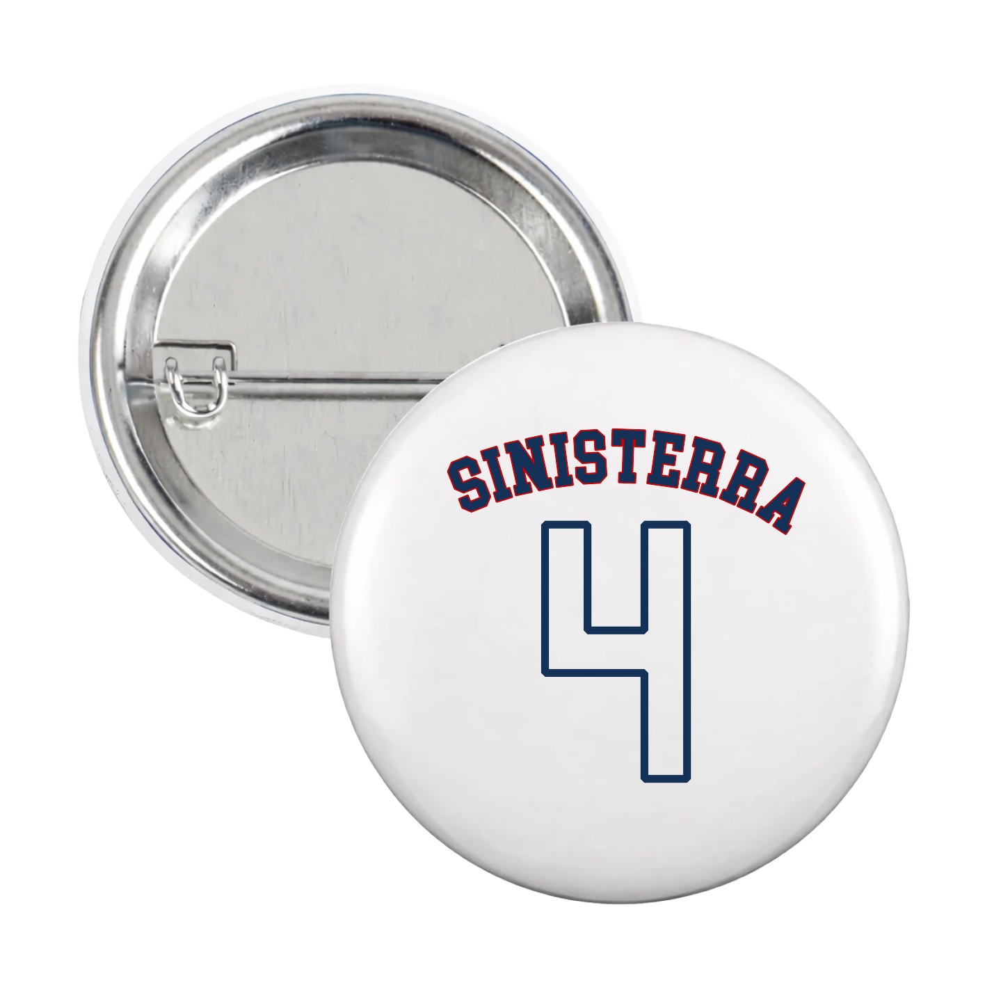 Game Day Button — Shirsey Arch in White