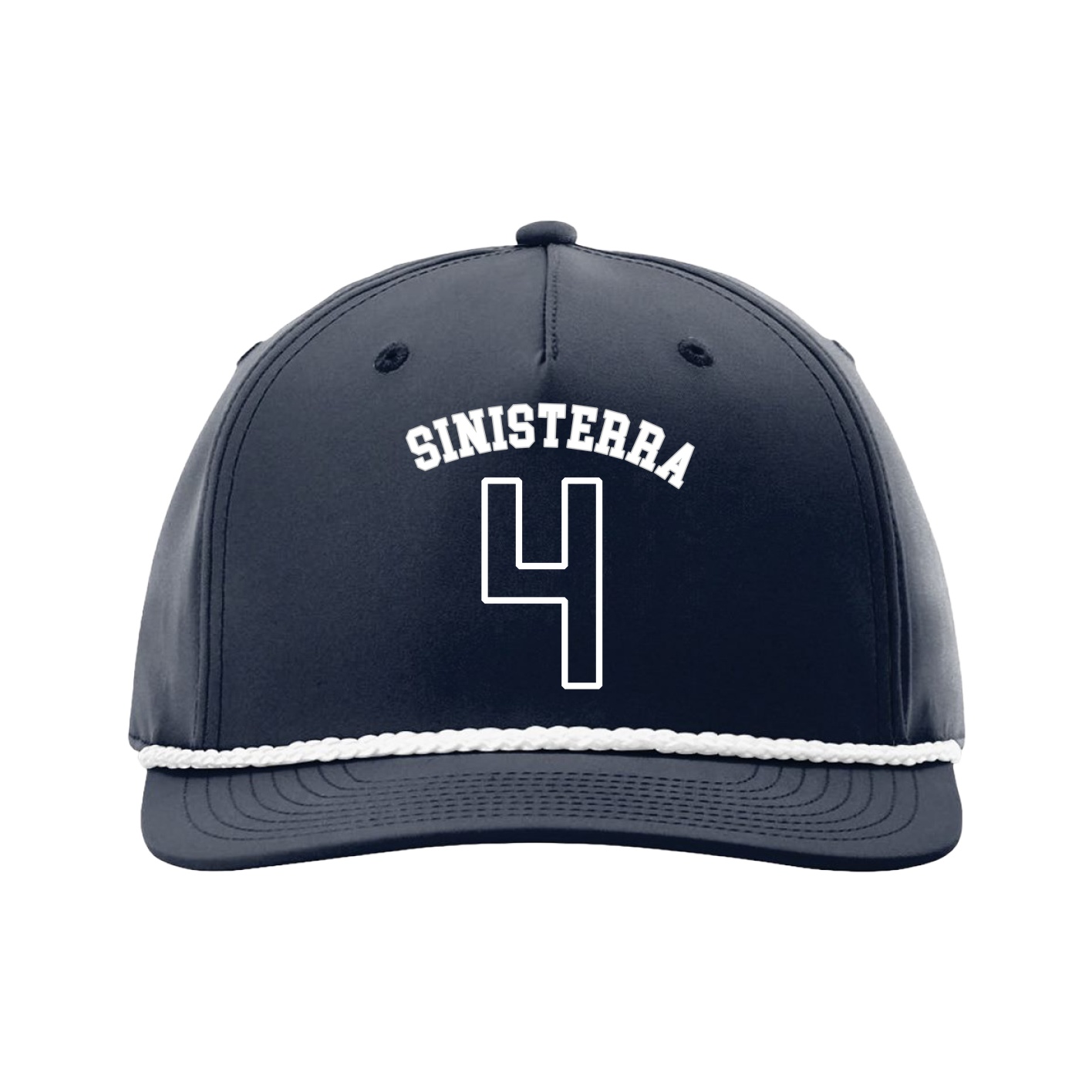 Five-Panel Classic Rope Cap — Shirsey Arch in Navy
