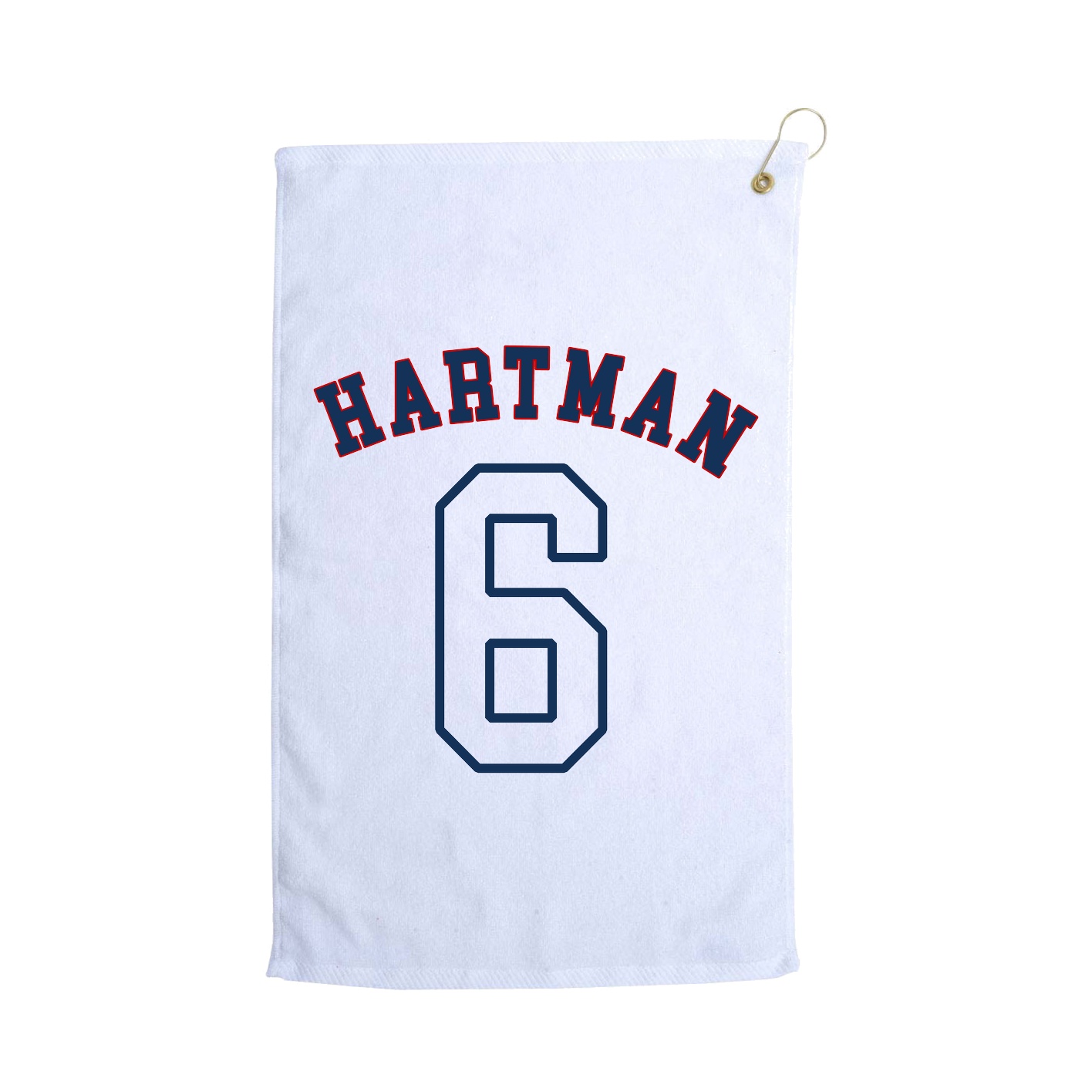 Golf Towel — Shirsey Arch in White