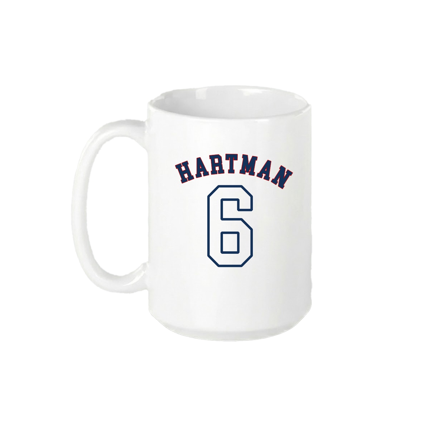 15oz Coffee Mug — Shirsey Arch in White