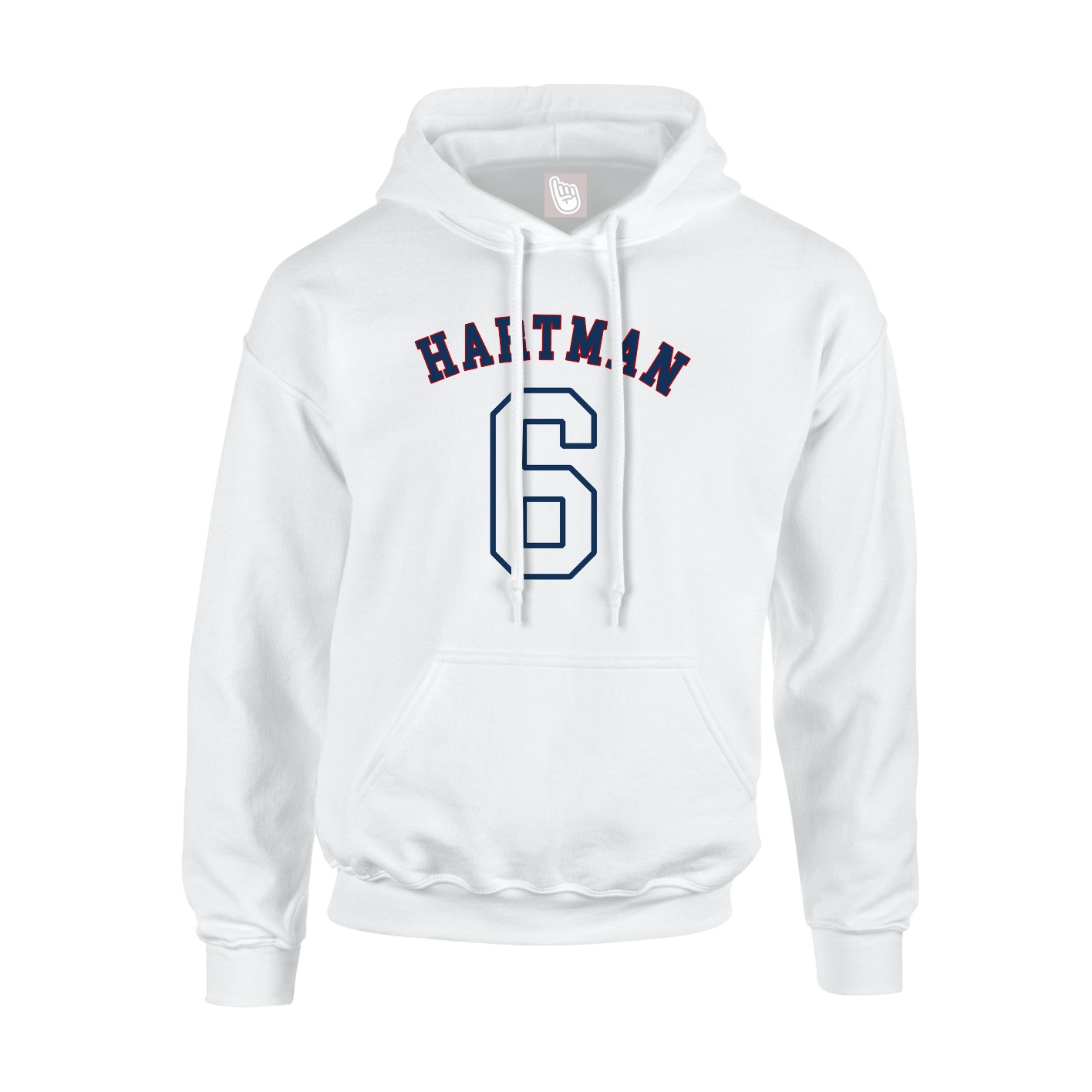 Youth Hoodie — Shirsey Arch in White