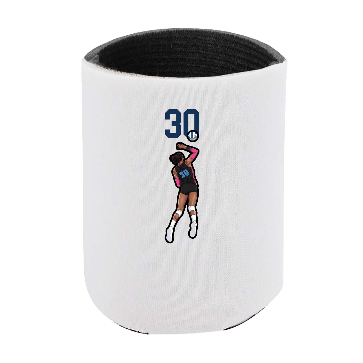 Can Holder — Number Top in White