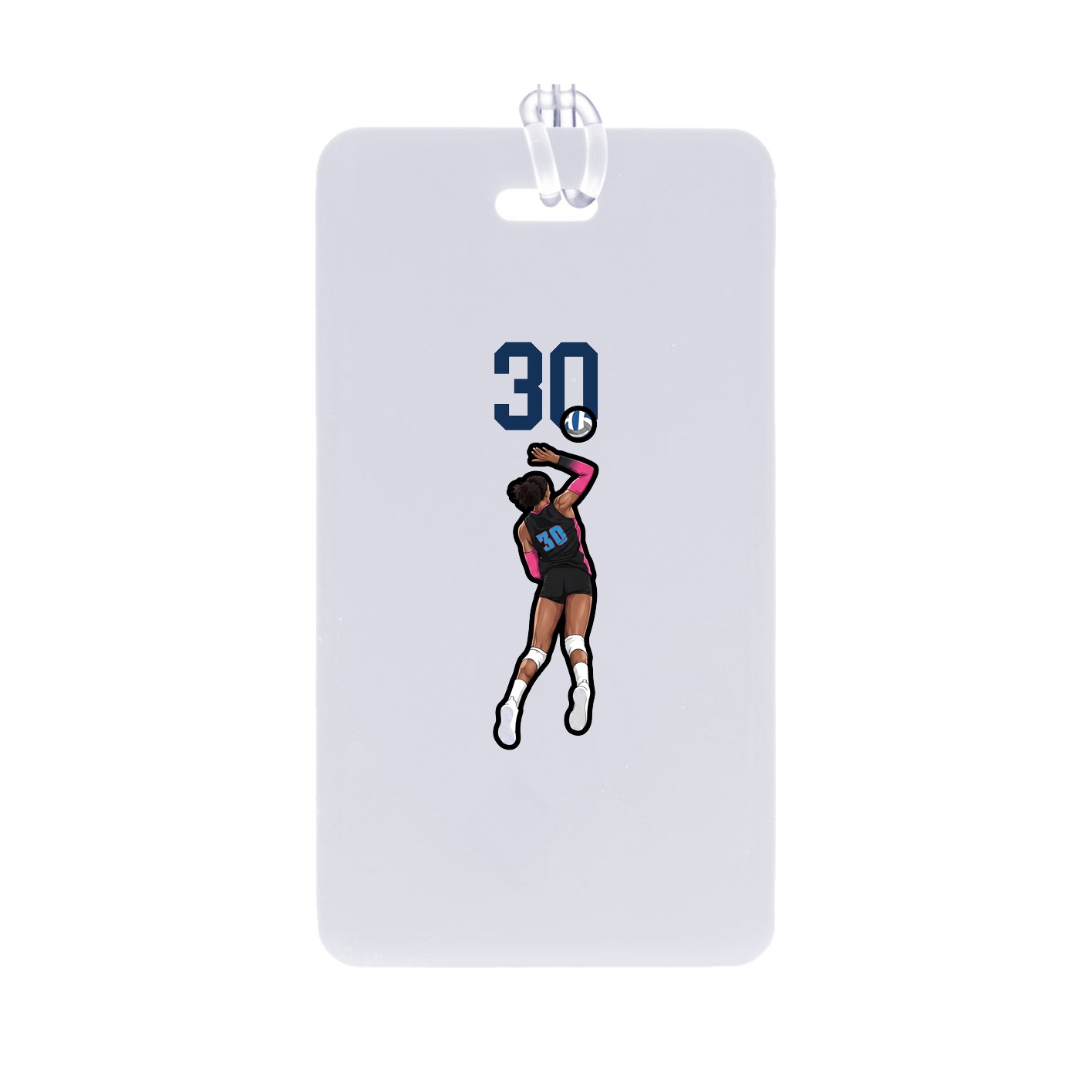 Bag Tag — Number Top in Classic